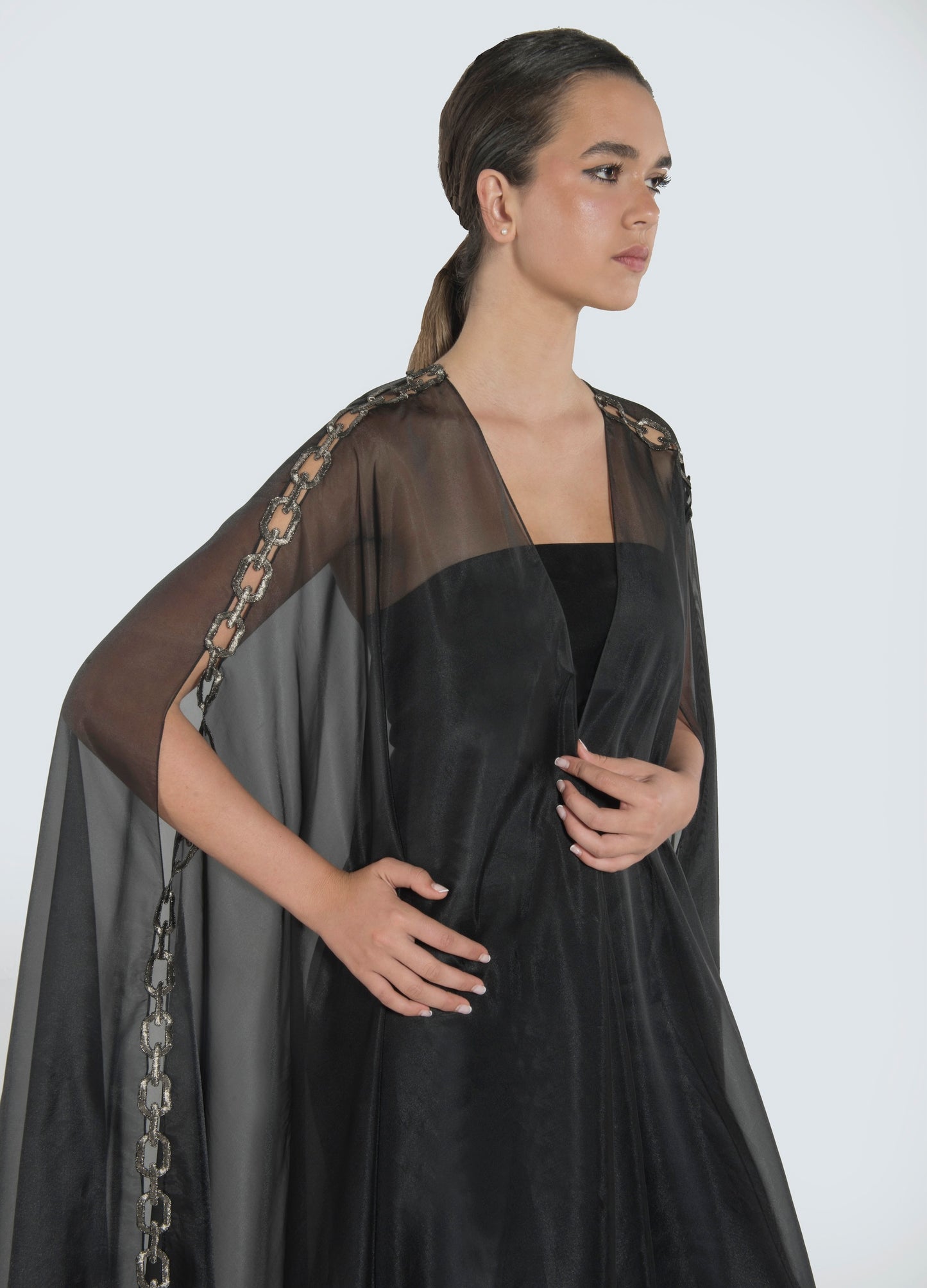 Embellishment Cape Abaya