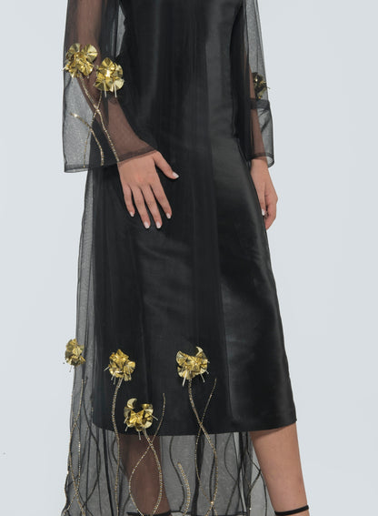 Embroiled Tulle Abaya