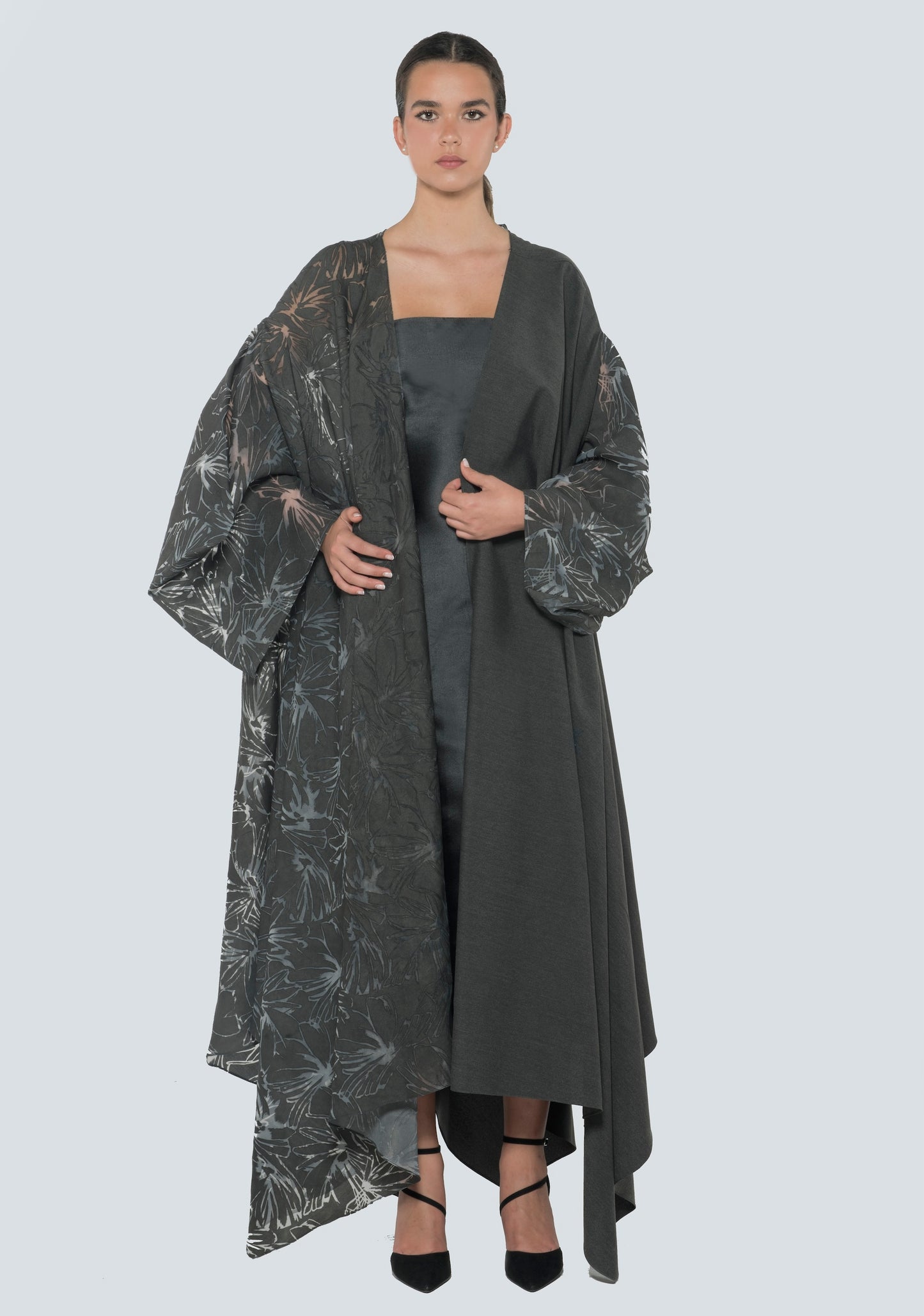 Overlap A Symmetry Hem Abaya