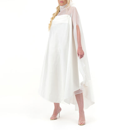 High Neck Cape Dress