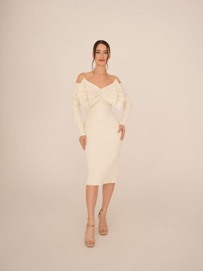 Two Wings Off Shoulder Dress