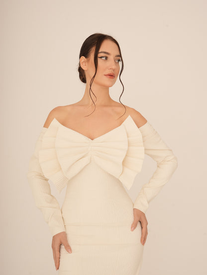 Two Wings Off Shoulder Dress